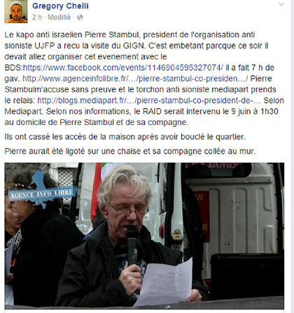 Quand un hacker israélien envoie la police anti-terroriste à un militant pacifiste français