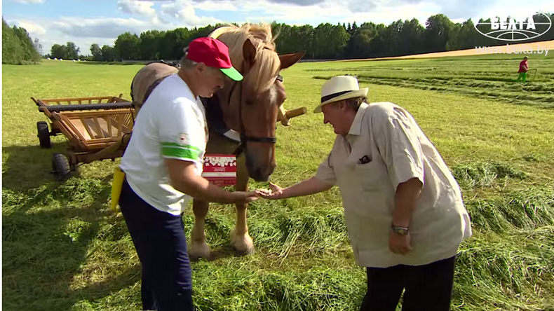 Gérard Depardieu se met au vert en Biélorussie