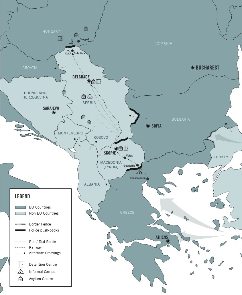 Balkans : «Si vous mourez ici, personne ne s’en souciera» est la rengaine qu’entendent les migrants