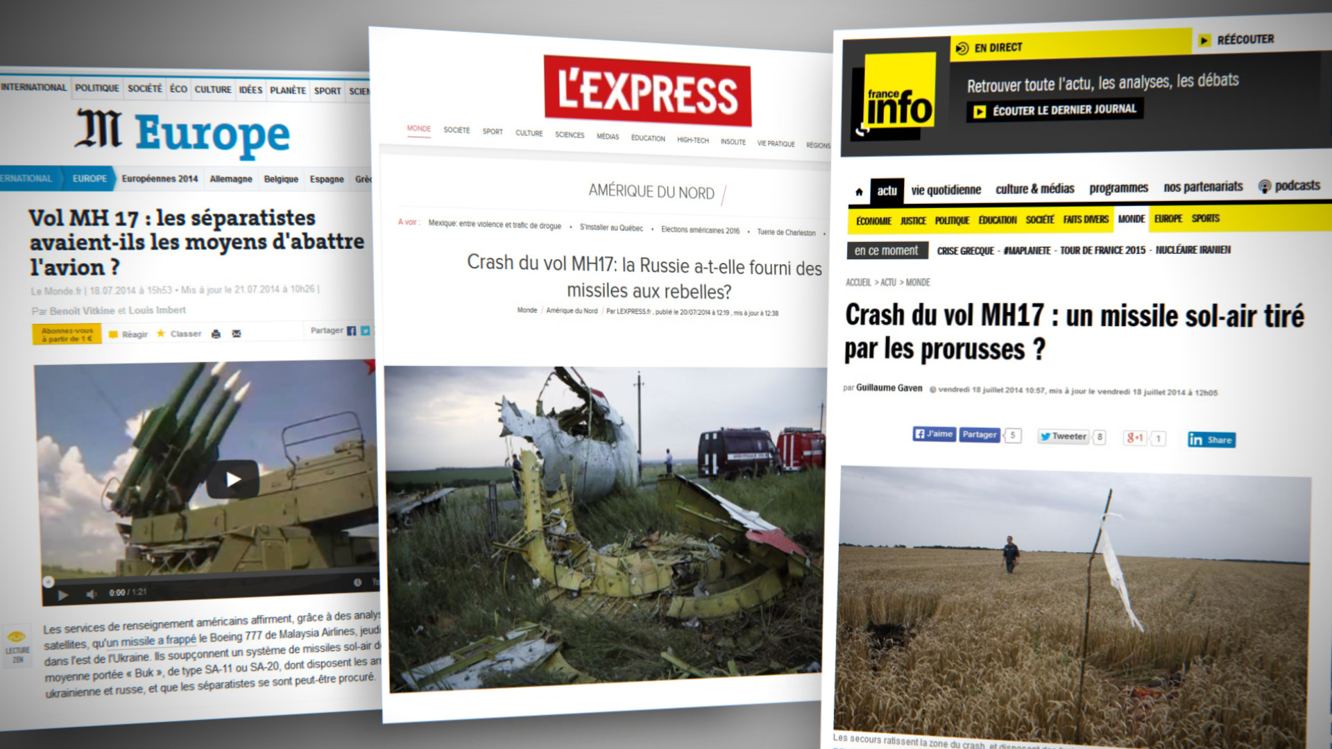 Crash du MH-17 : comment les médias ont diabolisé la Russie