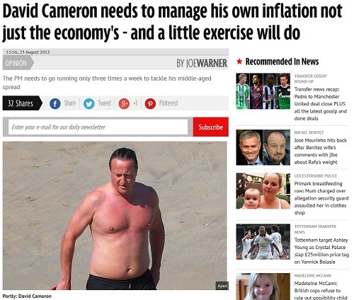 Au Royaume-Uni, David Cameron veut «couper» les indemnités journalières des «gros»