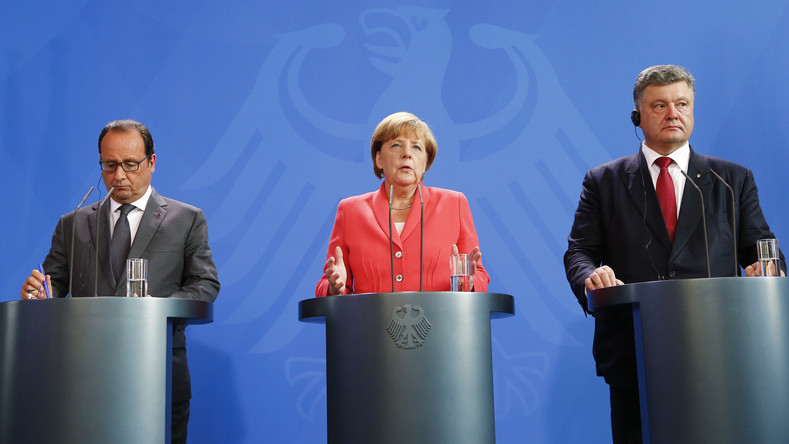 Hollande et Merkel dénoncent d’une même voix les violations du cessez-le-feu en Ukraine
