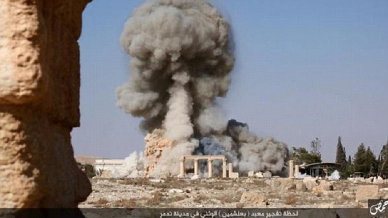 Daesh diffuse des photos de la destruction d'un trésor archéologique de Palmyre