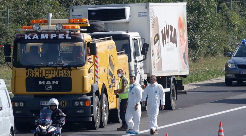 Le nombre de réfugiés retrouvés morts dans un camion en Autriche atteint 71, dont 4 enfants