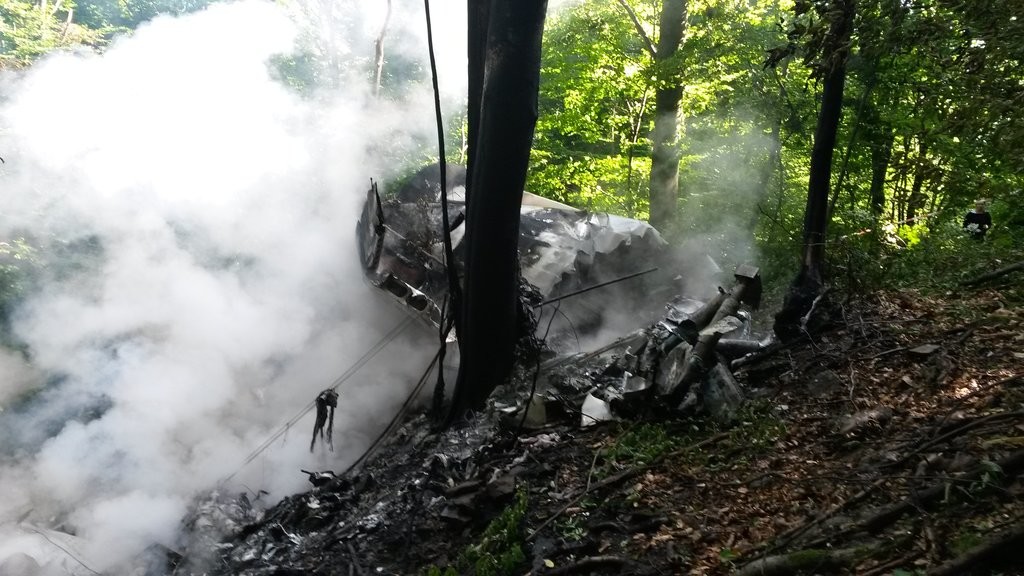 Deux avions sont entrés en collision au-dessus de la Slovaquie, au moins sept victimes