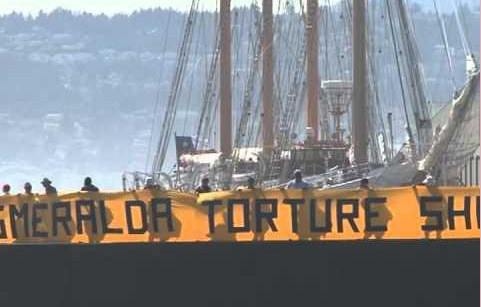Le navire de torture de Pinochet exposé à un festival naval au Royaume-Uni