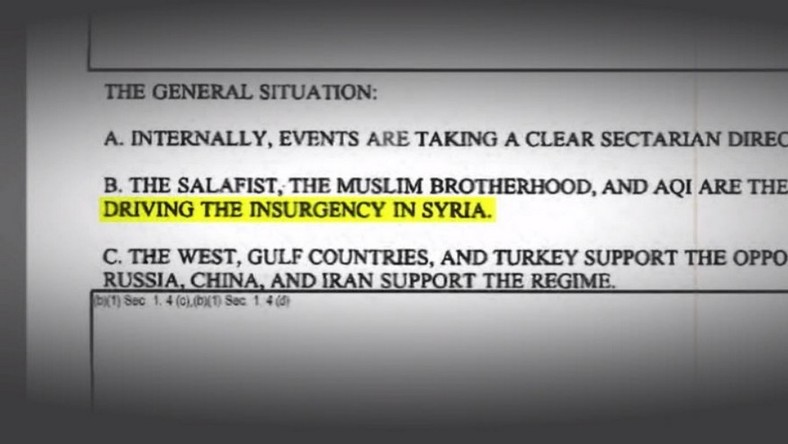 Selon les services secrets, les Etats-Unis ont sciemment soutenu les djihadistes pour isoler Assad