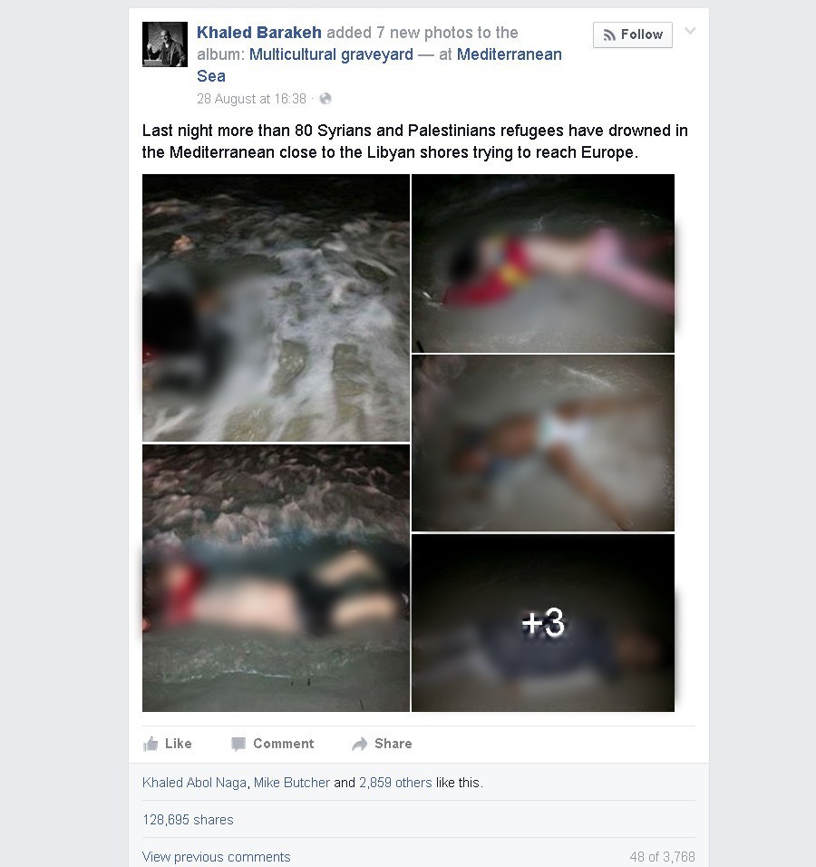 Un photographe syrien publie des photos d’enfants d’immigrés noyés. Cela n’étonne plus les médias ?