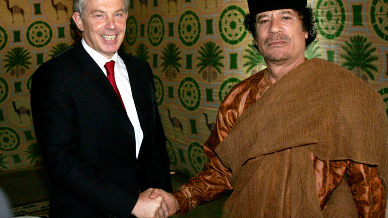 Blair a dit à Kadhafi de démissionner et s’enfuir dans un lieu sécurisé pendant la crise en Libye