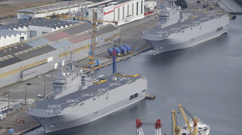 L'Egypte a signé l'achat des deux navires Mistral avec la France