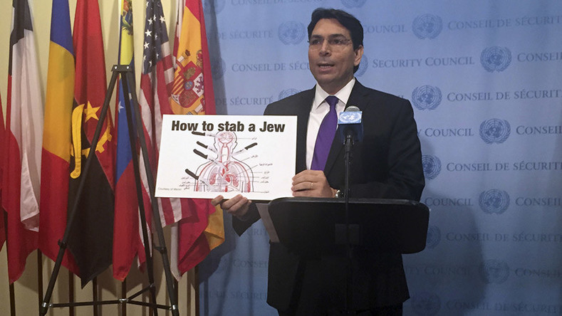 Ambassadeur israélien auprès de l’ONU : «A l’école, ils apprennent à poignarder les juifs»