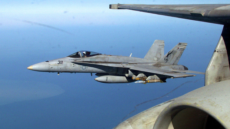 Un F-18 américain s'est écrasé au Royaume-Uni, le pilote est mort