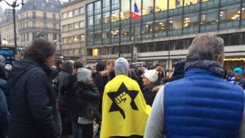 Manifestation devant l'AFP : un journaliste pris à partie par la Ligue de Défense juive