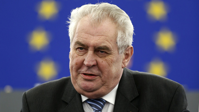 Le Président tchèque accuse les migrants d'utiliser les enfants comme «boucliers humains»