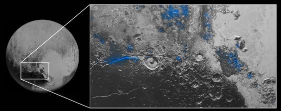 La Nasa annonce avoir trouvé un ciel bleu et de l’eau glacée sur Pluton