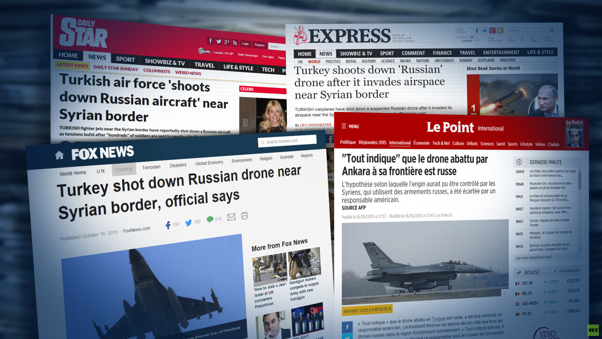 Un drone non-identifié abattu ? Pour les médias occidentaux c’est un drone russe, à coup sûr !