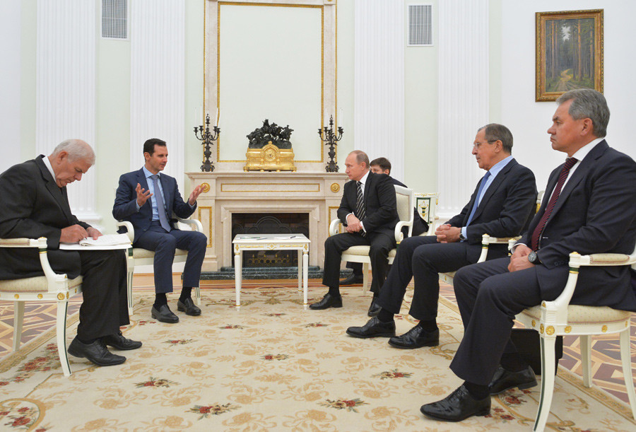 El-Assad à Moscou : sans l'intervention russe, les terroristes auraient de plus grands territoires
