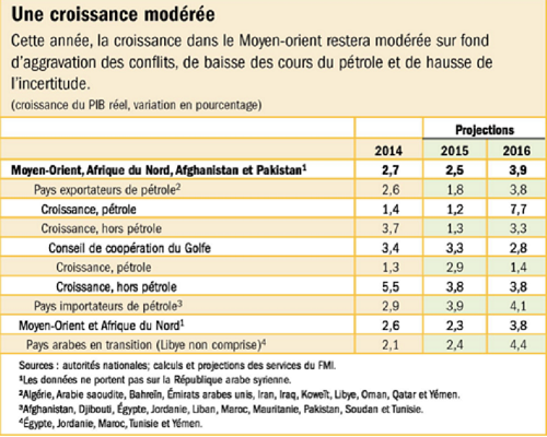 Selon le FMI, les pays du Moyen-Orient pourraient être à court d'argent dans moins de 5 ans