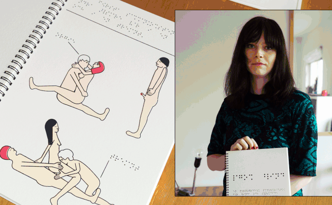 Une artiste suédoise présente le «porno en braille» pour les non-voyants