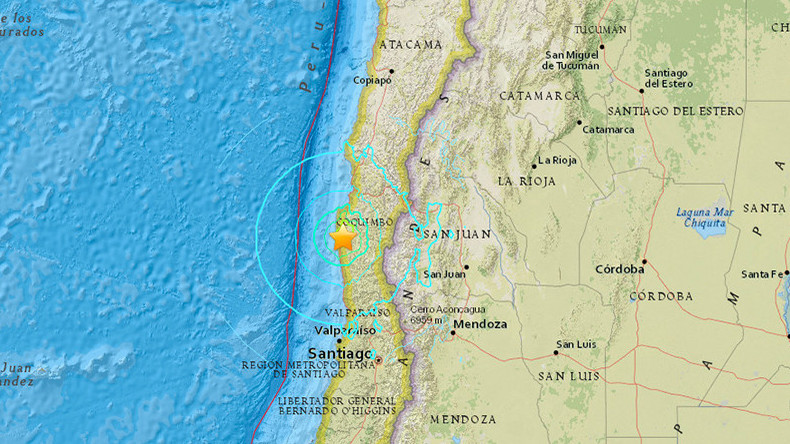 Un tremblement de terre de magnitude 6,8 frappe le Chili