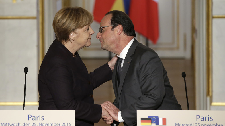 A la demande de Hollande, Merkel promet d’agir vite contre le terrorisme en Syrie et en Irak