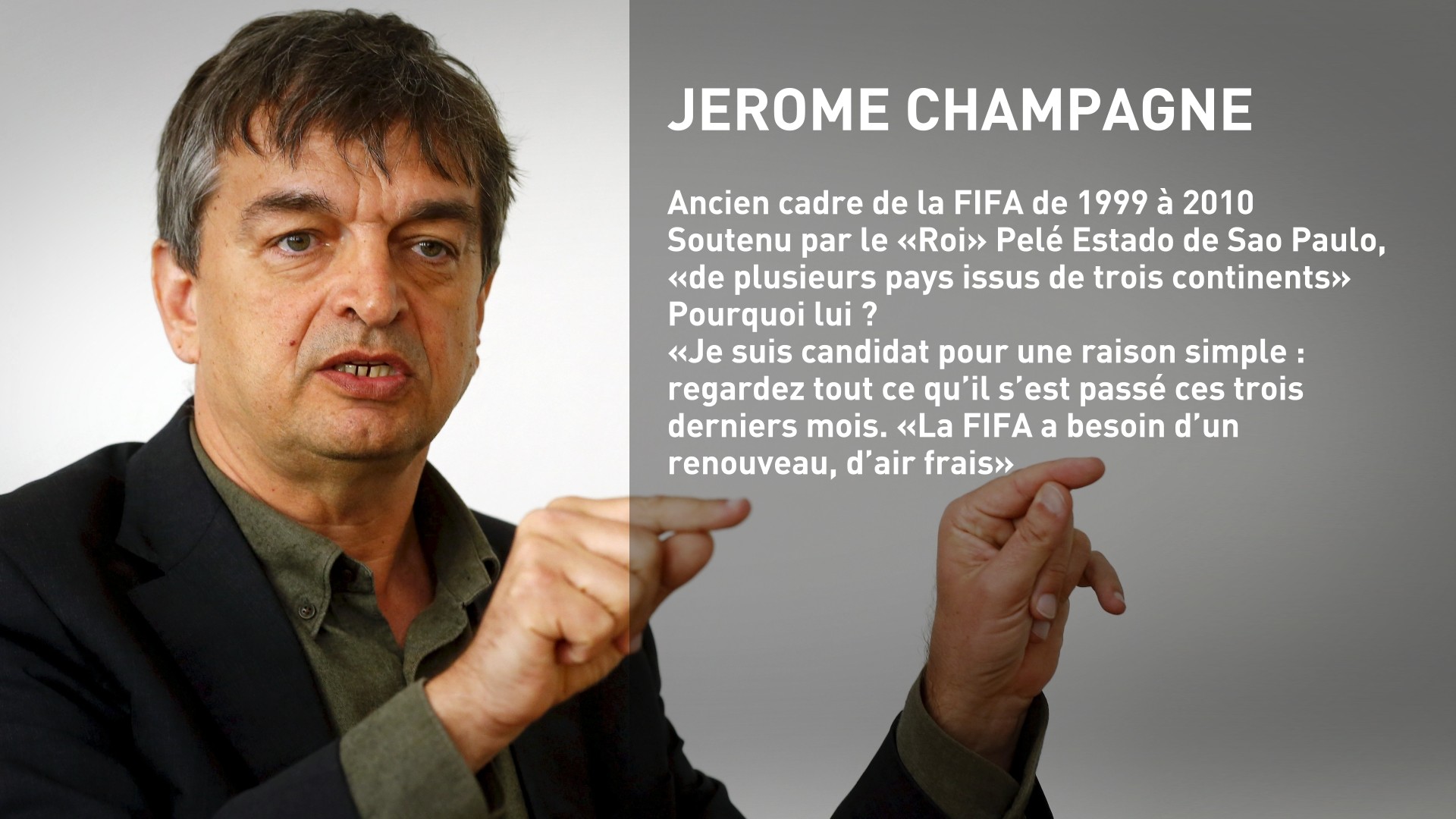 Cinq candidats à la conquête du trône de président de la FIFA