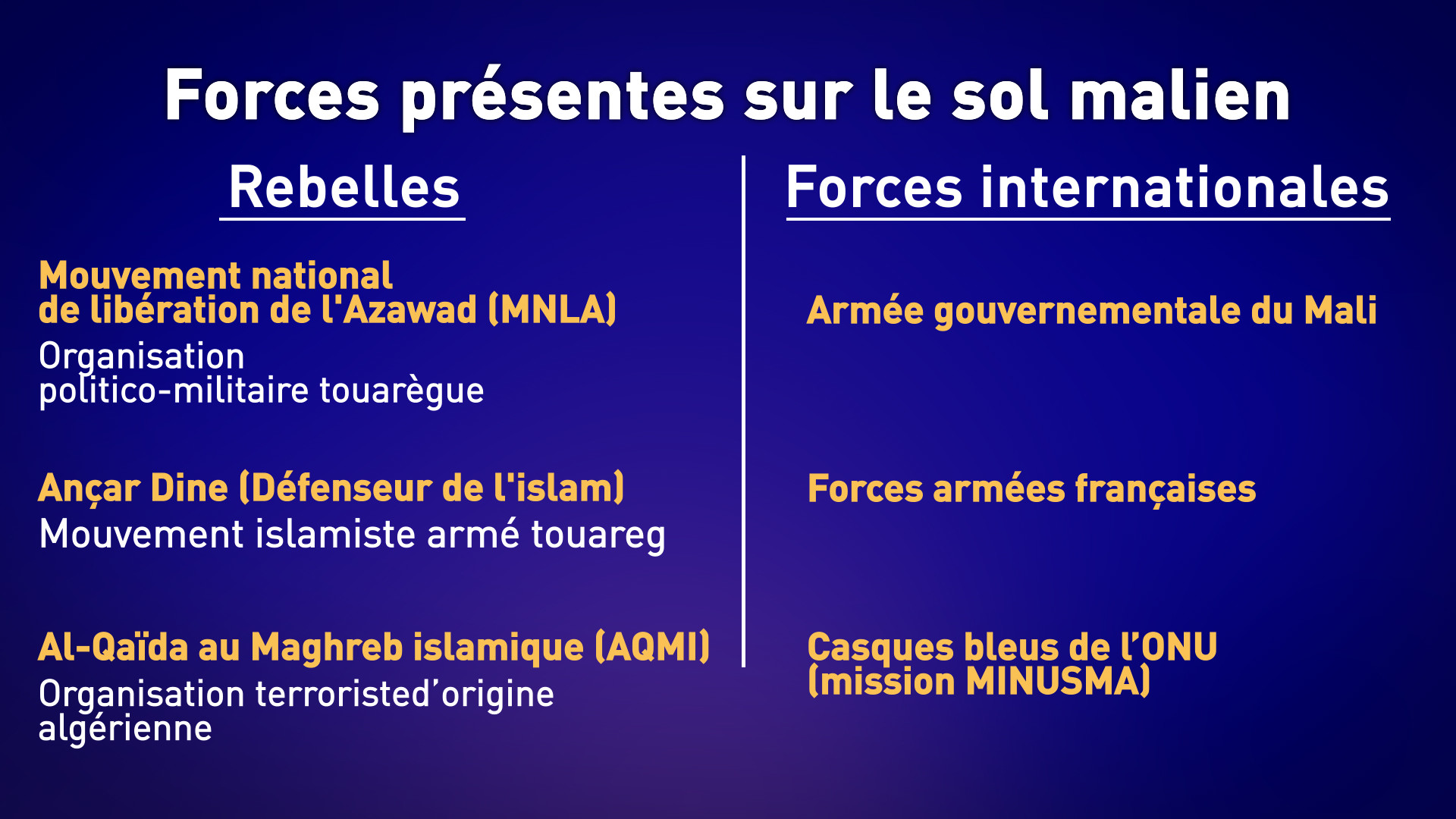 Tensions au Mali : chronique de guerre en images