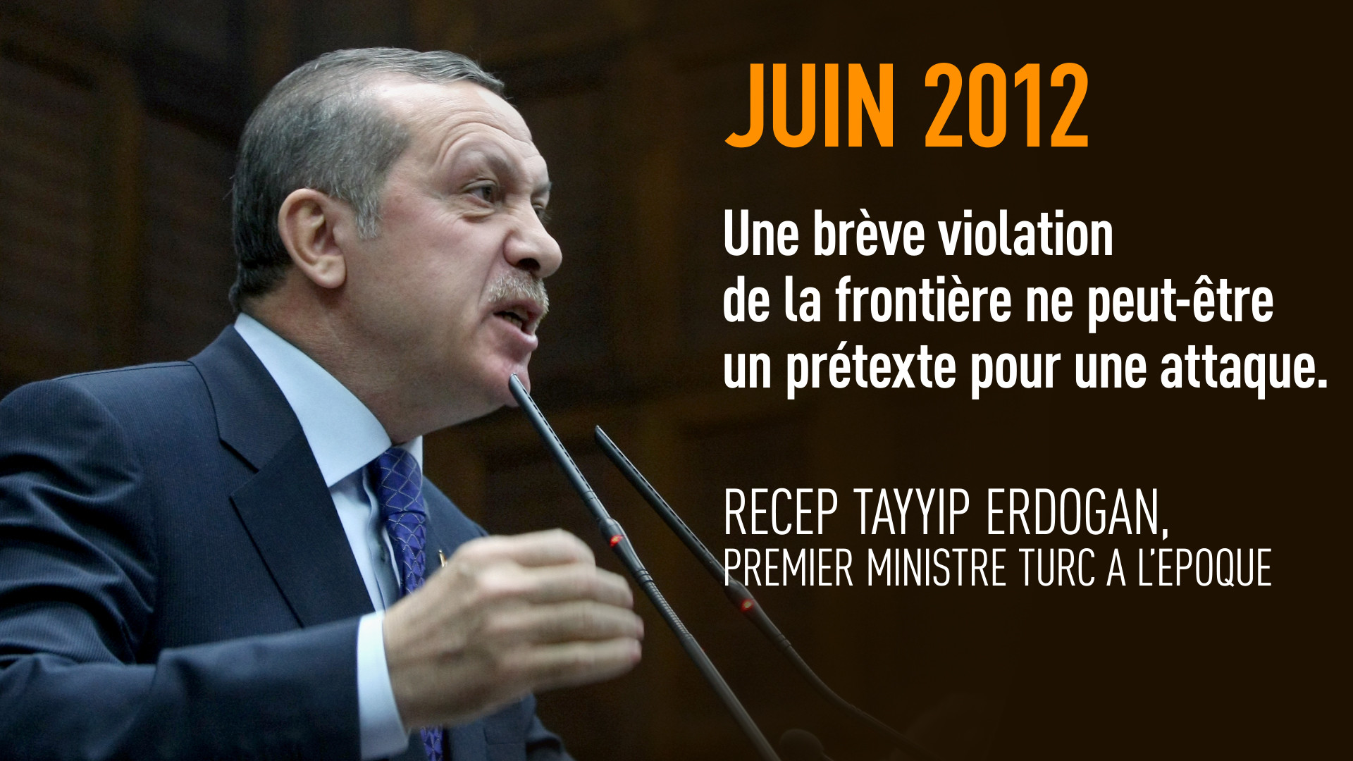 En cas de violation de votre espace aérien, quand c’est la faute de la Turquie ça ne compte pas