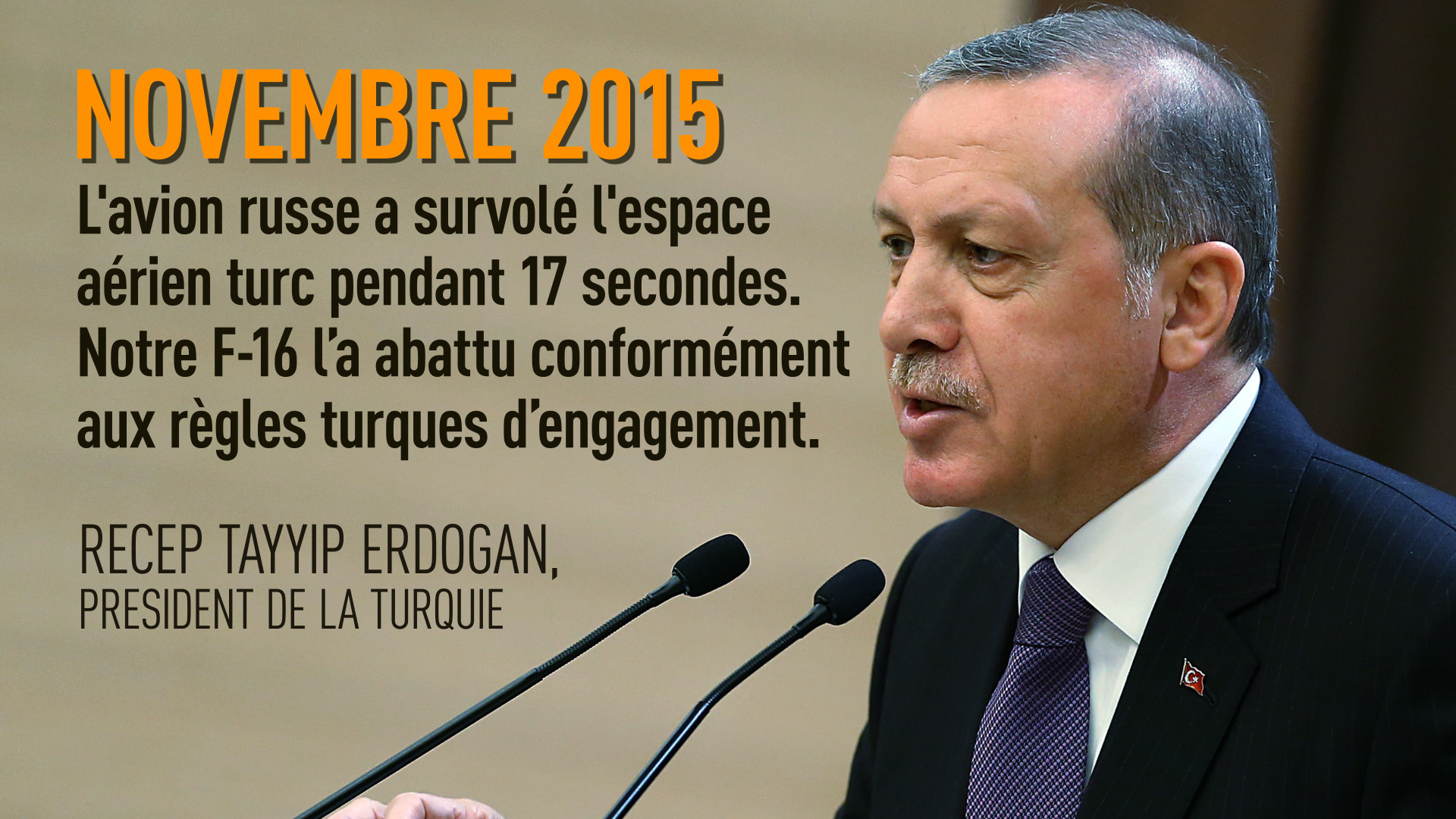 En cas de violation de votre espace aérien, quand c’est la faute de la Turquie ça ne compte pas