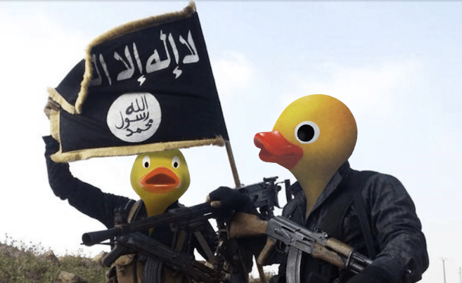 Quand les utilisateurs de 4Chan transforment les soldats du califat en canards