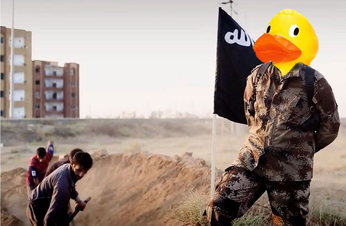 Quand les utilisateurs de 4Chan transforment les soldats du califat en canards