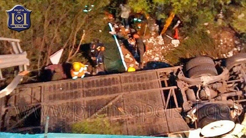 En Argentine, au moins 40 policiers tués lors d'un accident d'autocar