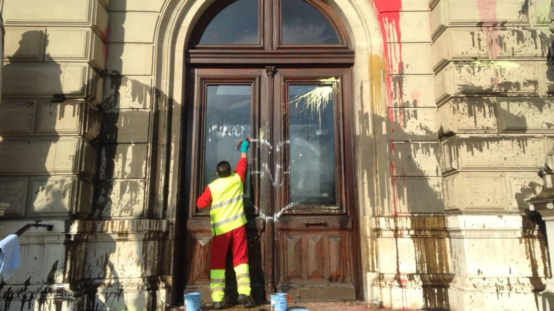 Des casseurs s'attaquent au centre-ville de Genève à l'issue d'une manifestation