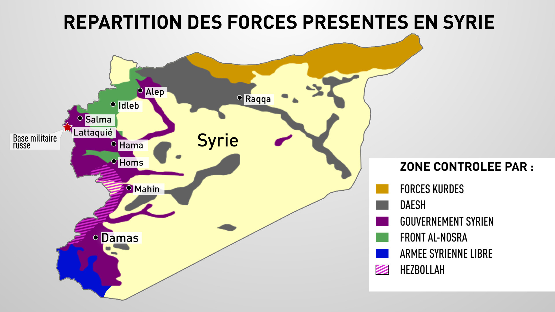 Le récap' : Qui a atteint quoi en Syrie dans sa lutte contre Daesh ?