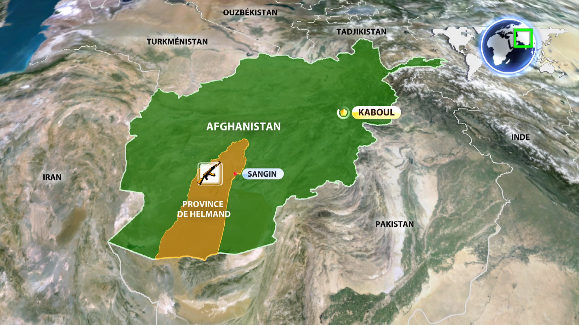Afghanistan : les talibans veulent s'emparer de Sangin, l'OTAN riposte par des frappes aériennes