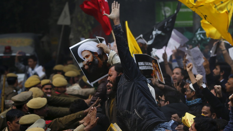 3 000 personnes rassemblées à Téhéran, manifestent leur colère contre Riyad (VIDEO)