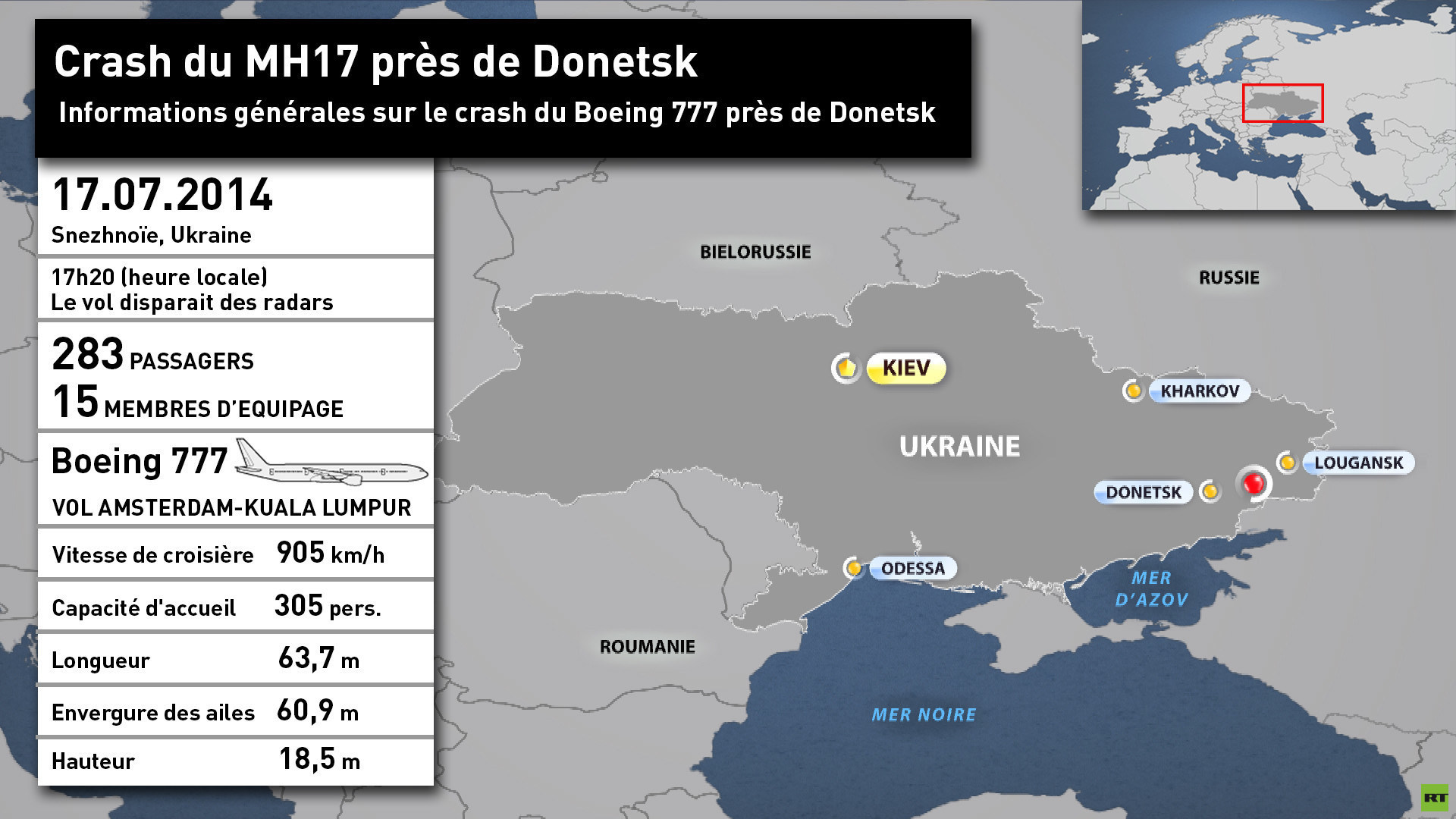 Crash du MH17 : la Russie étrille les conclusions du rapport officiel