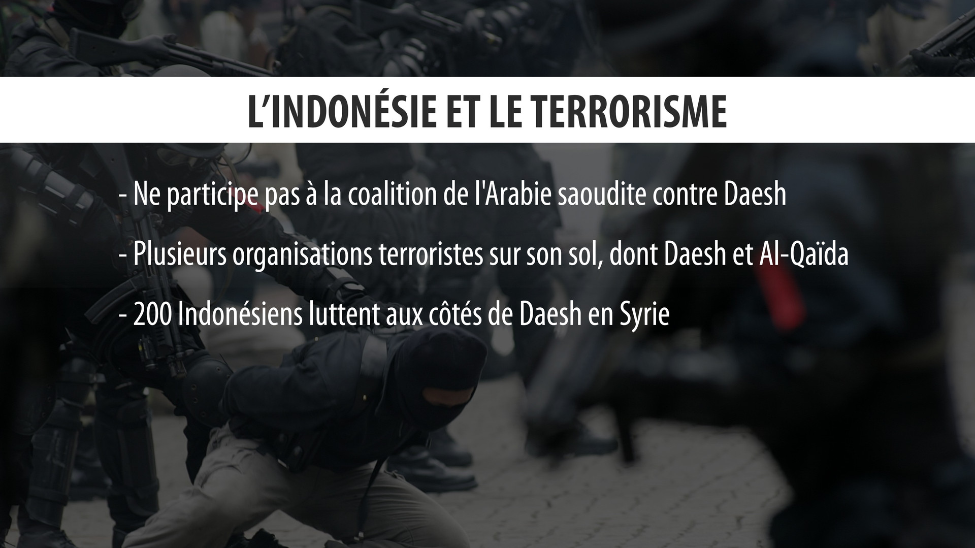 Pourquoi l'Indonésie est-elle frappée par Daesh à son tour ?