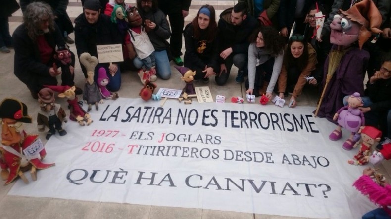 Apologie du terrorisme : les marionnettistes espagnols libérés de prison