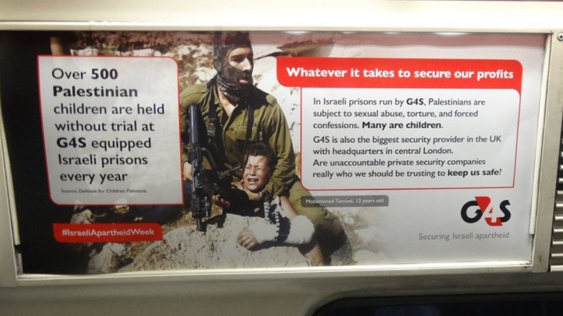 Le métro de Londres envahi par une campagne sauvage dénonçant «l'apartheid israélien»