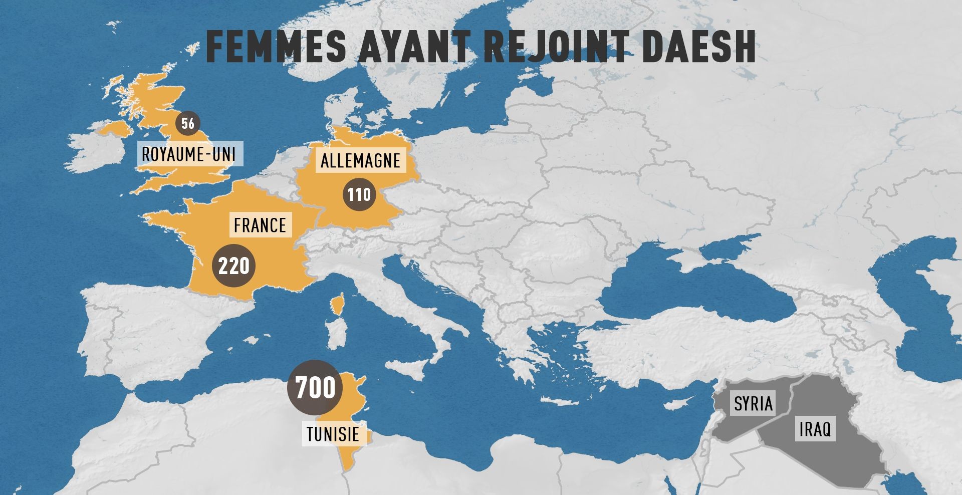 Le récap’ : ces femmes occidentales qui partent pour Daesh