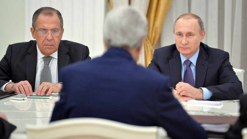 Kerry à Moscou pour aborder la question de la transition politique en Syrie avec Lavrov et Poutine