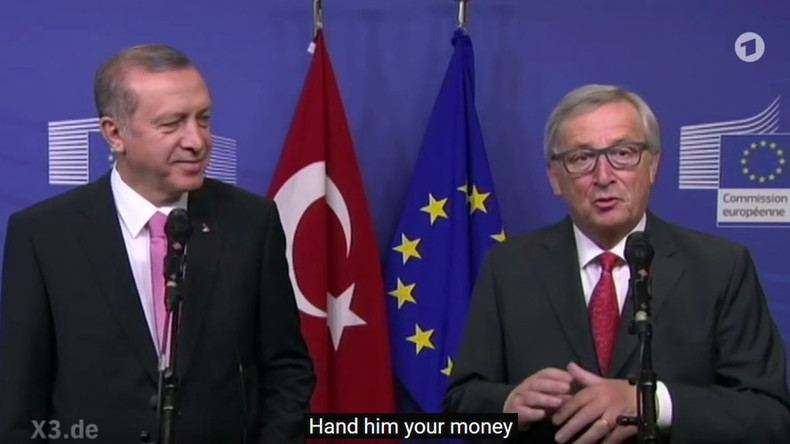 La réaction d’Ankara sur le clip satirique d’Erdogan l’éloigne de l’UE, estime Jean-Claude Juncker