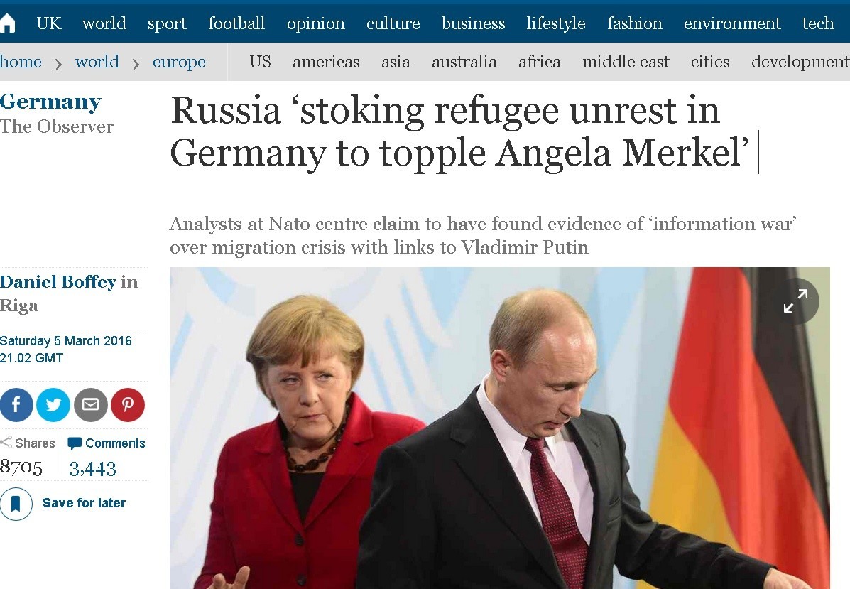 Les conspirations russes visant l'Allemagne ont le vent en poupe outre-Rhin