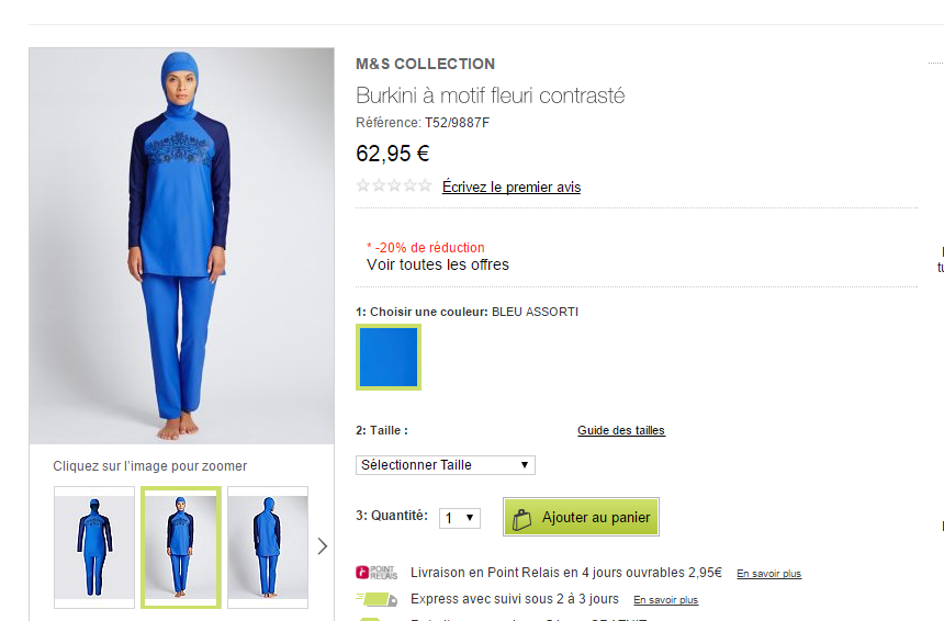 La nouvelle collection de «Burkini» de Marks et Spencer fait polémique (PHOTOS)