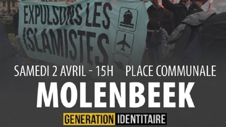 Incertitude autour de la manifestation interdite de Génération Identitaire samedi à Molenbeek
