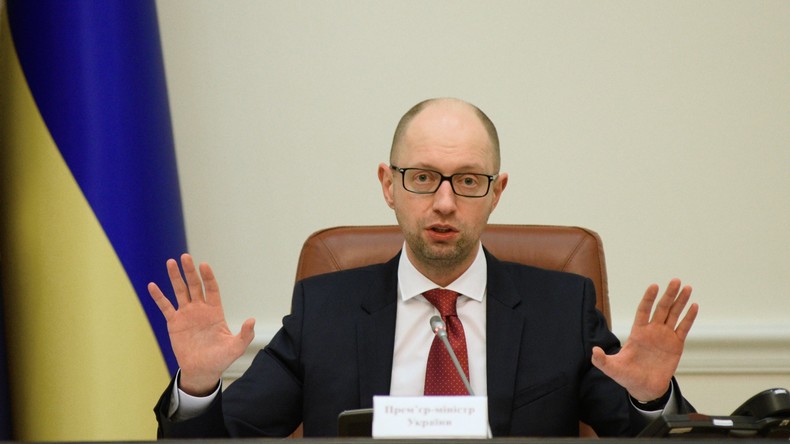 Le Premier ministre ukrainien Arseni Iatseniouk annonce sa démission