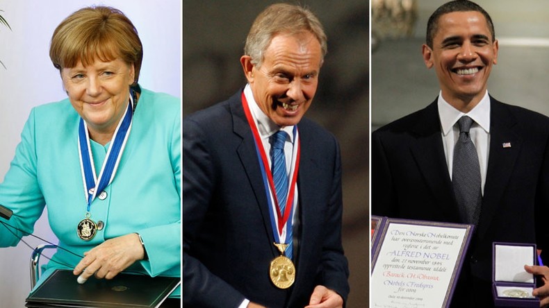 Le prix décerné à Angela Merkel pour la crise migratoire et quatre autres prix bizarres
