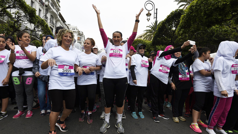 Une course 100% féminine à Alger, le jour de la grande prière