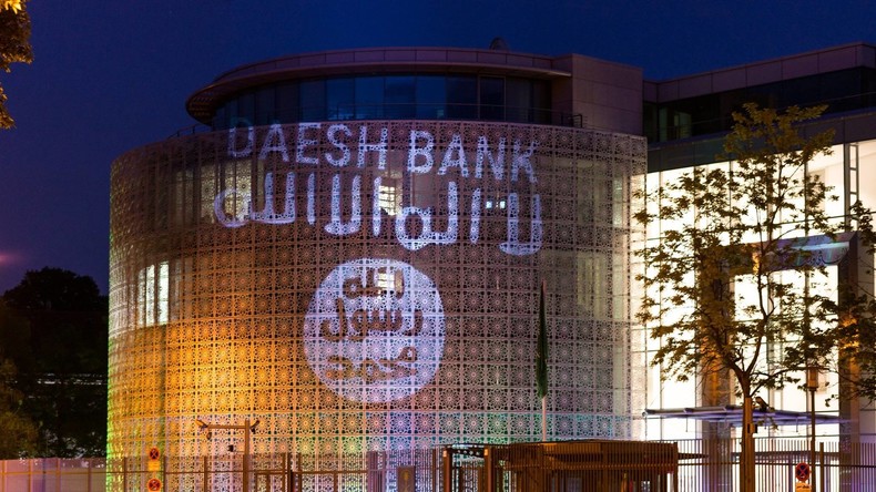 «Banque de Daesh» : le drapeau terroriste projeté sur l’ambassade saoudienne à Berlin